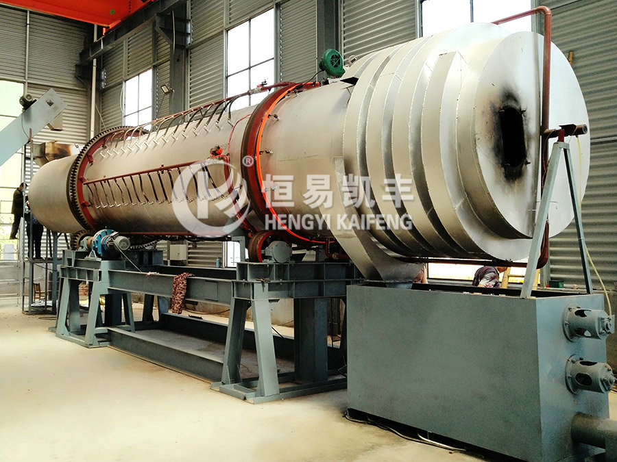 活化爐運(yùn)行現(xiàn)場